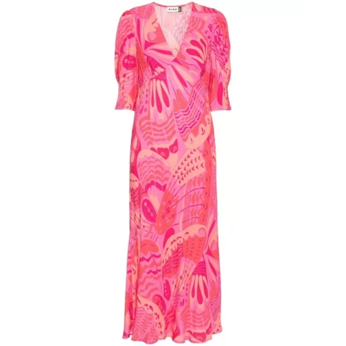 Rixo Floral Dress Pink 