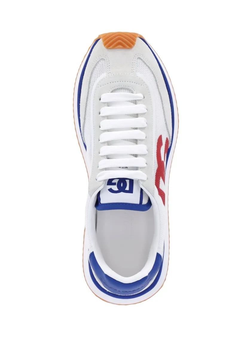 Thumbnail - Dolce&Gabbana Low-Top Sneaker - "Dg Cushion" Sneakers – White - Gr. 43,5 (EU) - in Weiß - für Damen