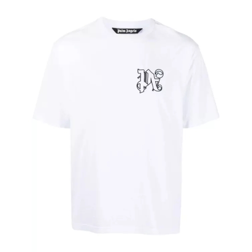 Palm Angels White Monogram T-Shirt White 