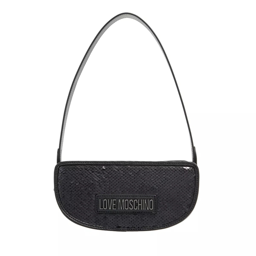 Love Moschino Sparkling Items Black Shoulder Bag