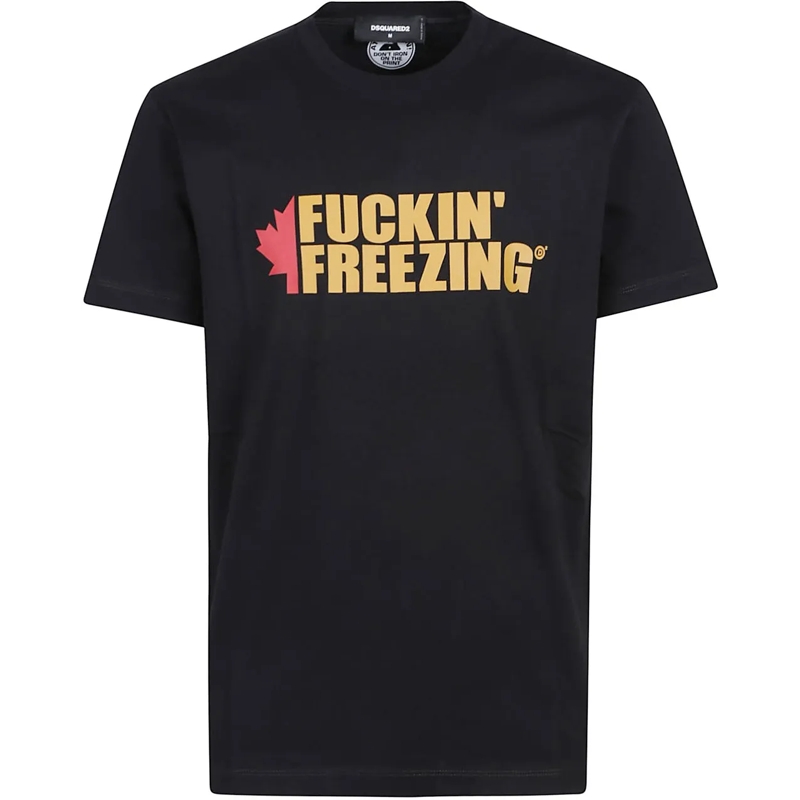 Dsquared2 T-shirt Coo Fit T-shirt Black schwarz