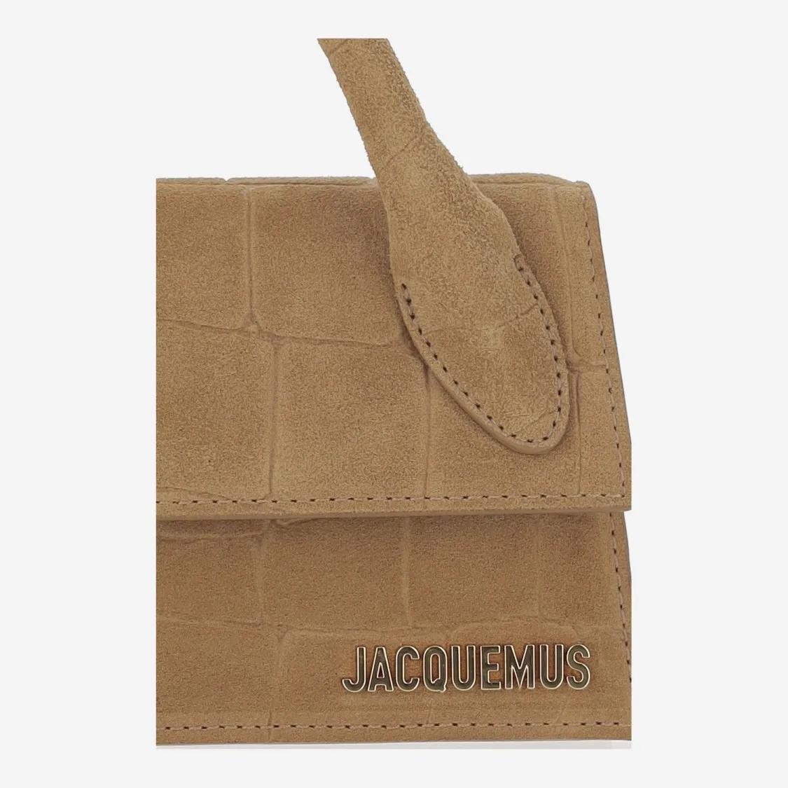 Jacquemus Crossbody bags Chiquito Suede Bag in bruin