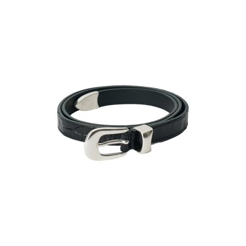 Our Legacy Riem 2 CM Gürtel Licorice Licorice