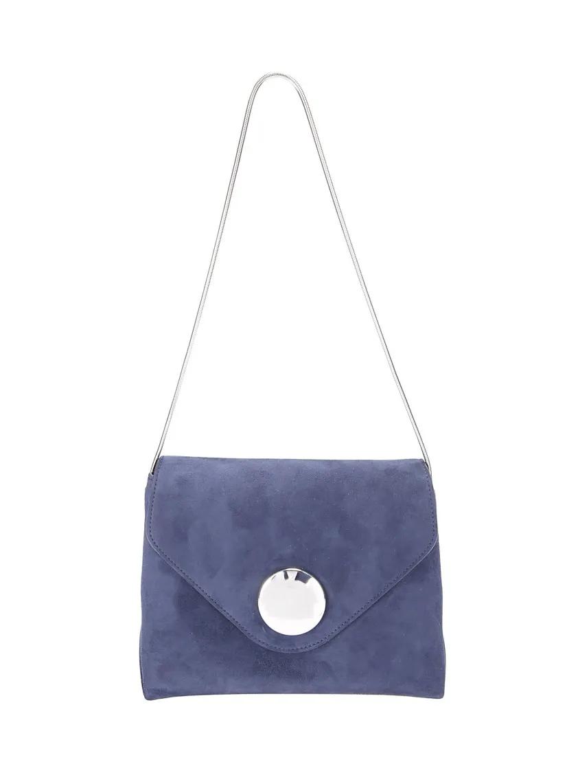 Khaite Shopper - Shoulder Bag With Disc Detail - Gr. unisize - in Blau - für Damen