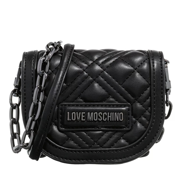 Black moschino quilted bag online