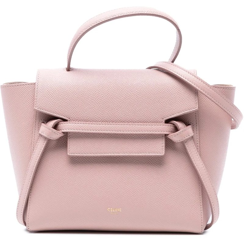 Celine Schultertasche Nano Grained Calfskin Belt Bag rose
