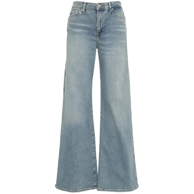 Seven for all Mankind Rechte Been Jeans Flared jeans 'Lotta Luxe Vintage' blau