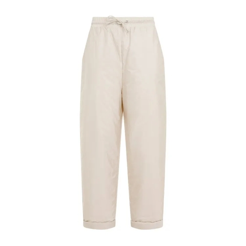 Prada Cream Polyamide Pants Neutrals 