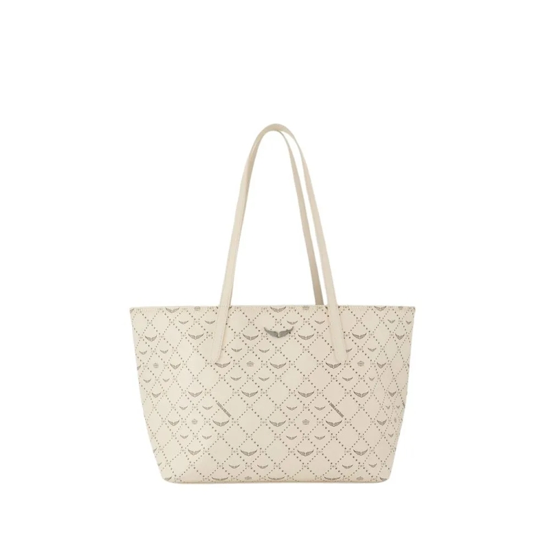 Zadig & Voltaire Tote Z Shopper Monogram Shopper Bag - Synthetic - White White