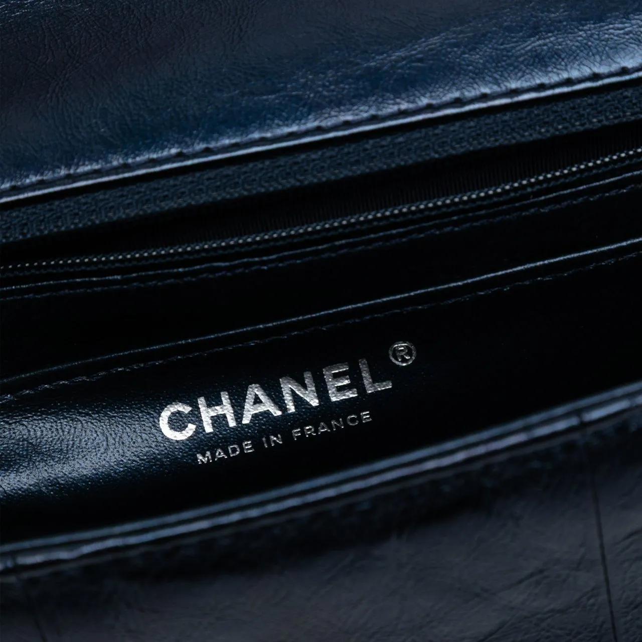 Thumbnail - Chanel Hobo Bags - Mini Rectangular Classic Glazed Calfskin Studded A - Gr. unisize - in Blau - für Damen