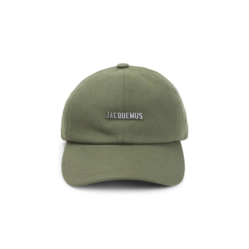 Jacquemus Hut Structured Cotton Baseball Cap Grey
