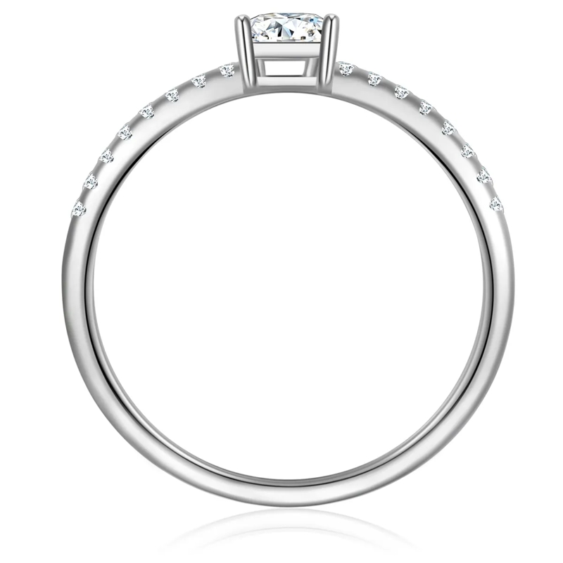 Trilani Ring Sterling Silber Ring Zirkonia silber(Image 3)