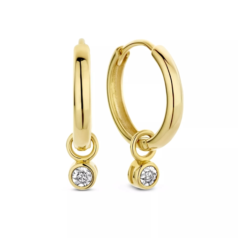 Isabel Bernard Créoles De La Paix Inaya 585 Gold Ohrringe Gold