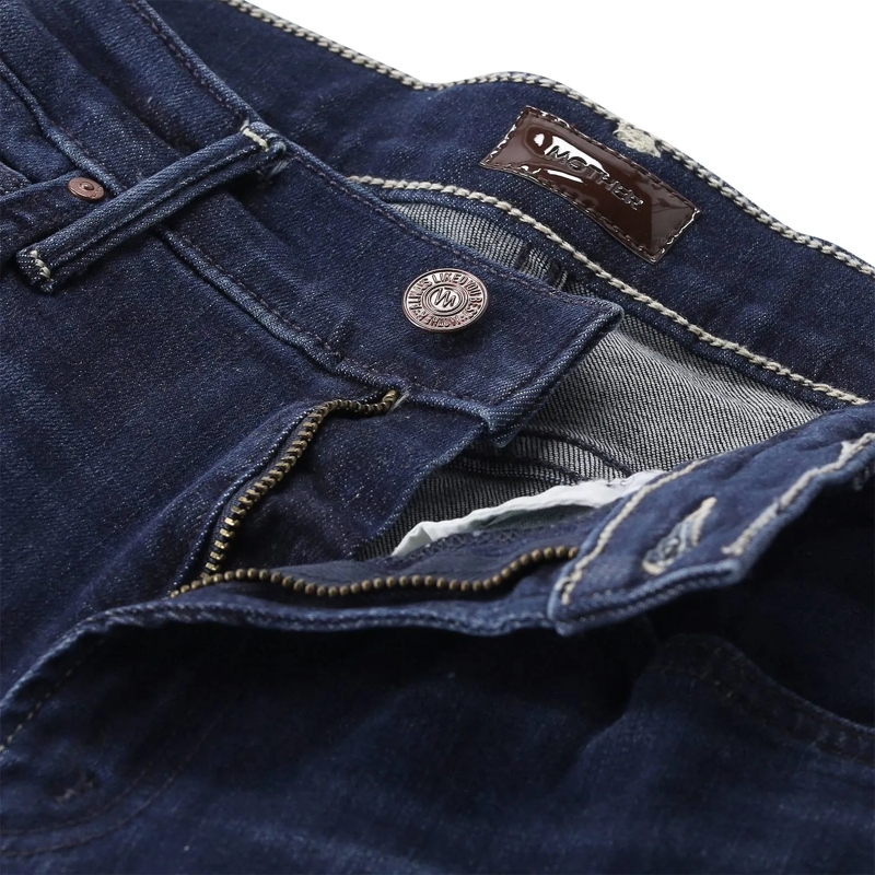 Mother Jeans Straight Leg Jeans blau(Image 3)