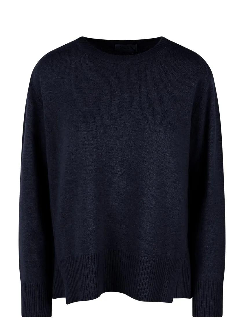 Be You - Relaxed Round Neck Sweater - Größe M - blau