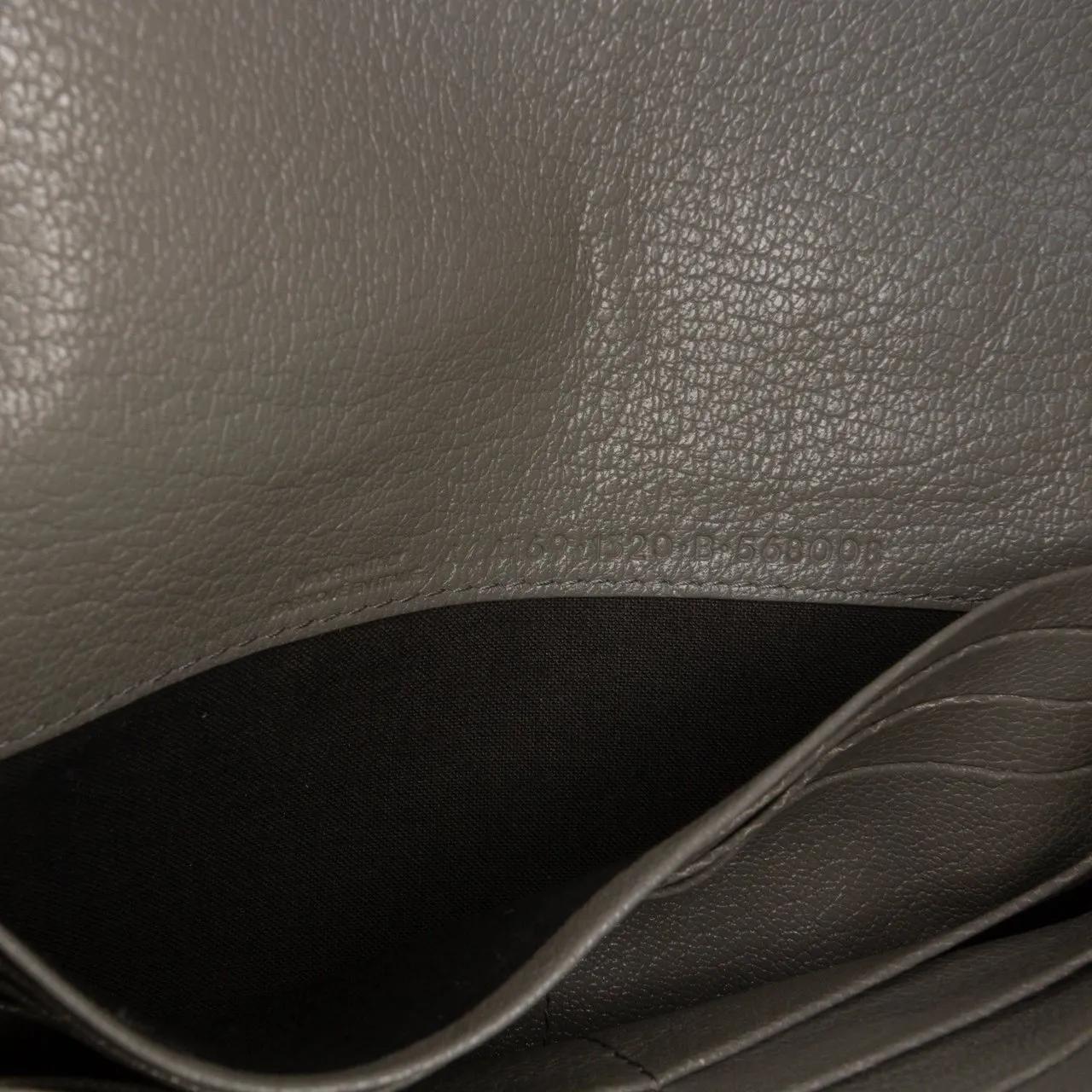 Thumbnail - Balenciaga Hobo Bags - Chevre Motocross Metallic Edge Wallet on Chain - Gr. unisize - in Grau - für Damen