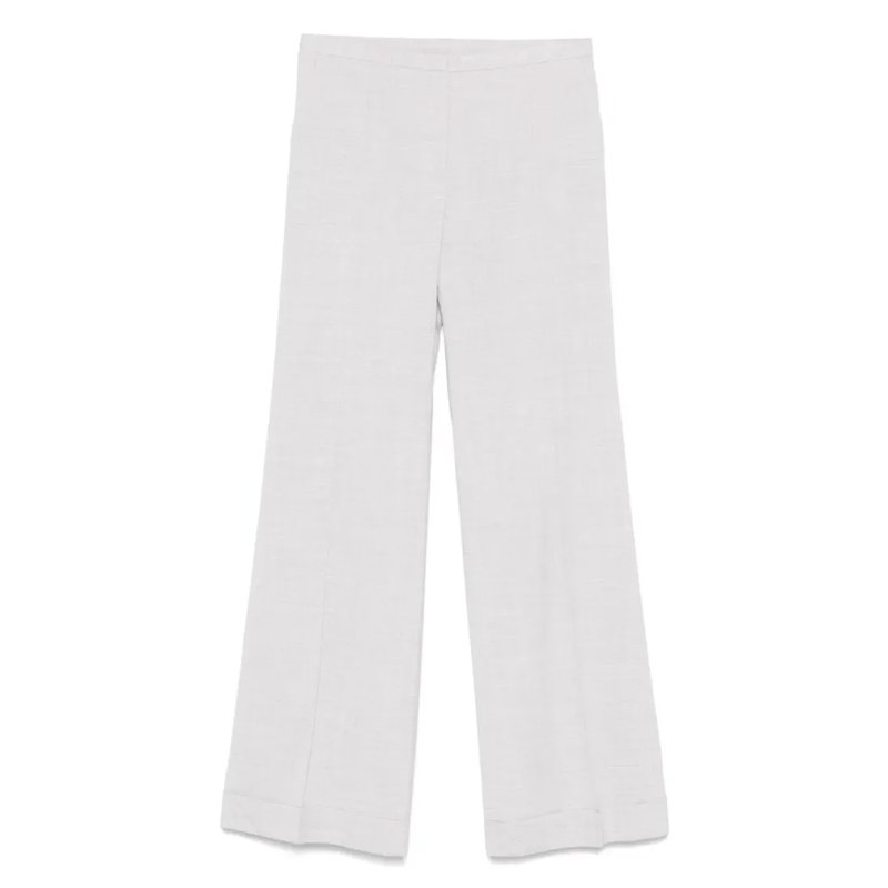 Philosophy Di Lorenzo Serafini  Tailored Pantalone Trousers With Straight Leg Cut White