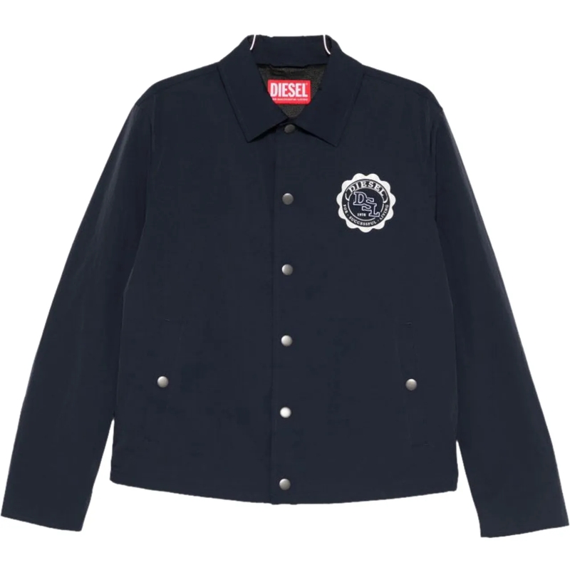 Diesel  Jackets Marine blau