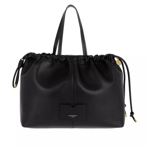 Givenchy Tag Shopping Bag Leather Black Shopping Bag