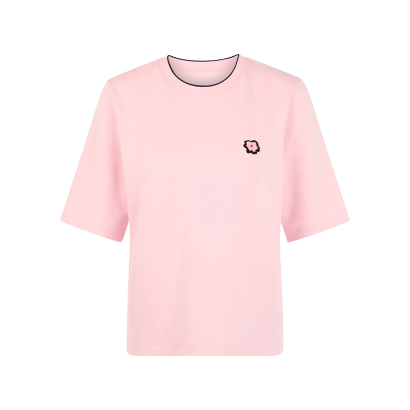 Marc Cain T-Shirt T-Shirt aus Viskose-Mix pink