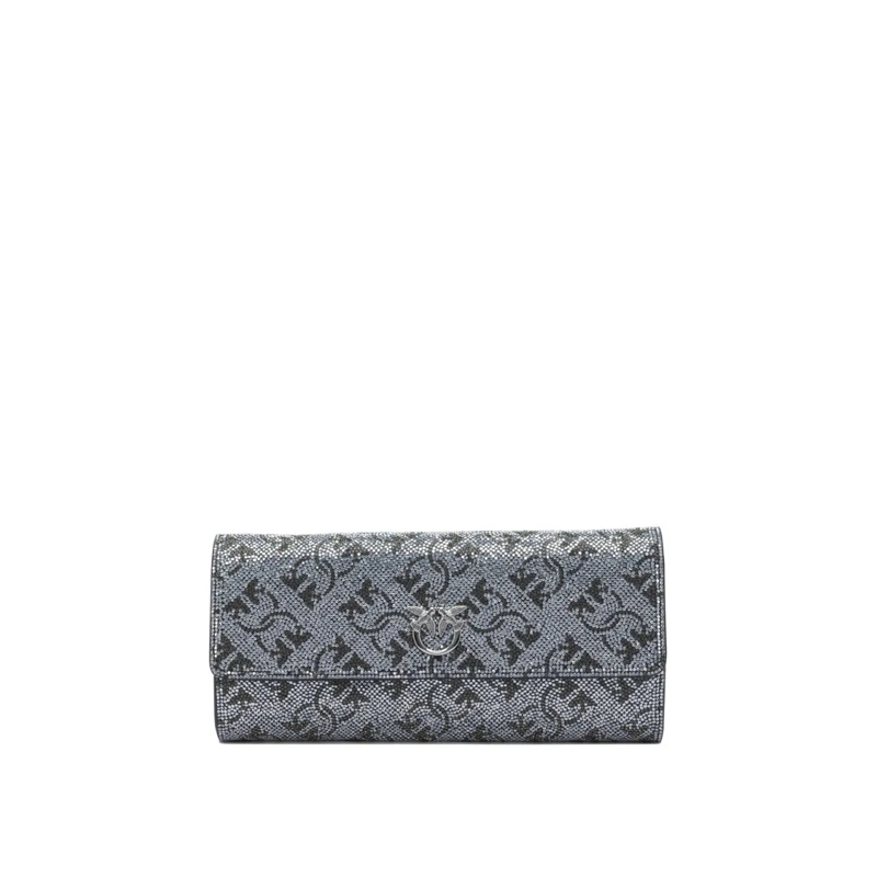 Pinko Clutch Silver Leather Clutch Silver