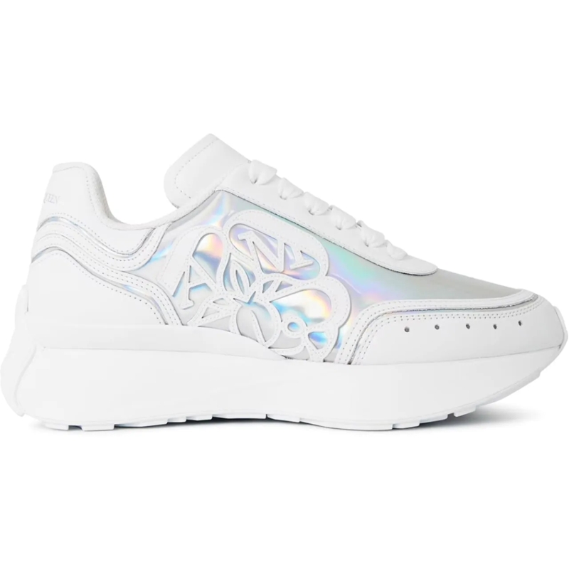 Alexander McQueen Sneaker basse Sprint Runner Oversized Sneakers weiß