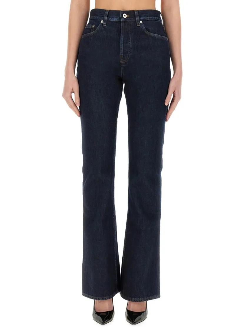 Thumbnail - Burberry - High-Waisted Straight Jeans - Größe 28 - blau