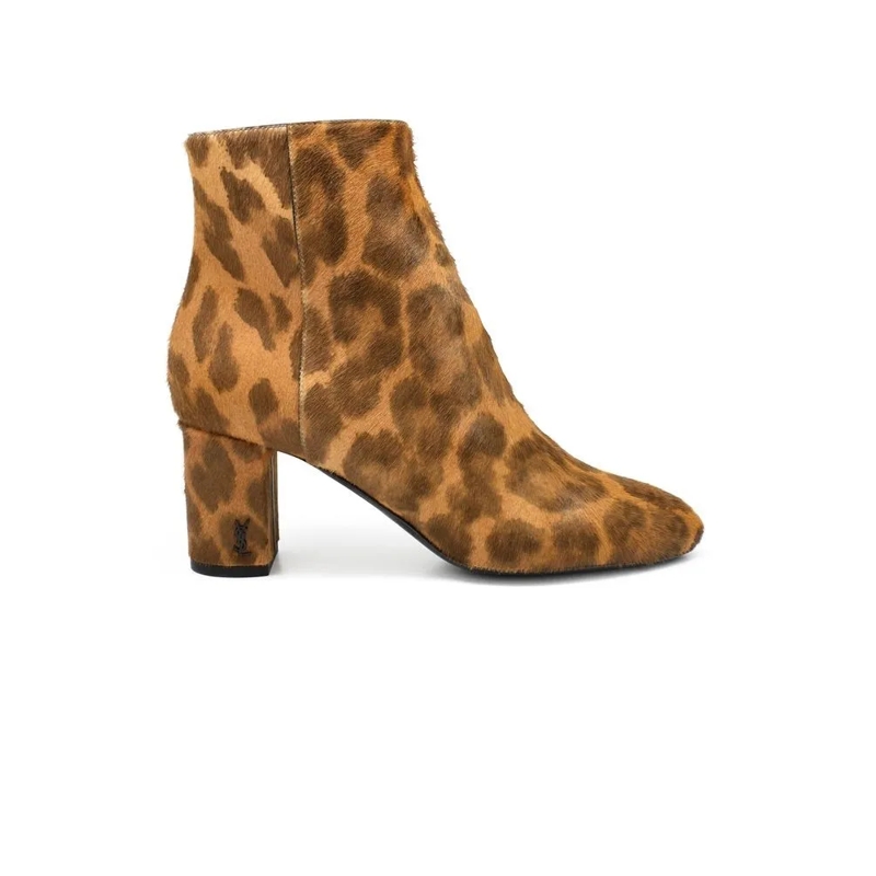 Saint Laurent Stiefel Loulou Ankle Boots Brown