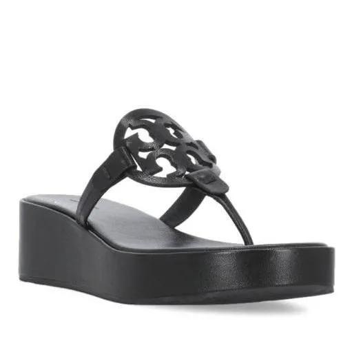 Tory Burch Sandalen & Sandaletten - Miller Sandals - Gr. 36,5 (EU) - in Schwarz - für Damen