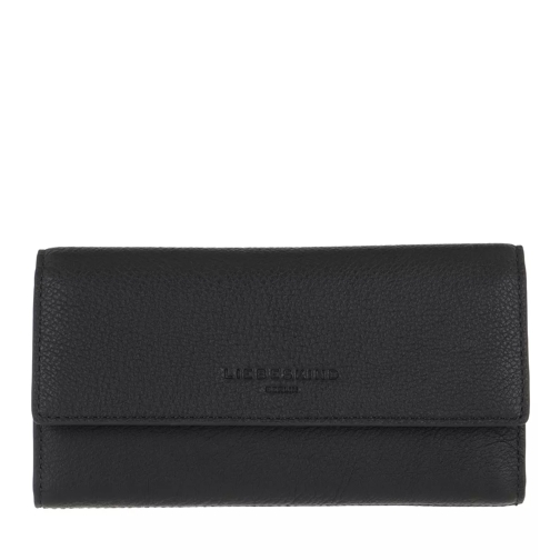 Liebeskind Berlin Basic Wallet Black Tri-Fold Portemonnee