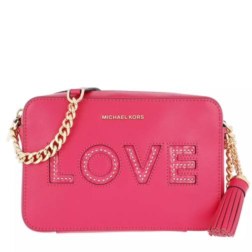 MICHAEL Michael Kors Ginny Medium Camera Bag Ultra Pink Crossbody Bag