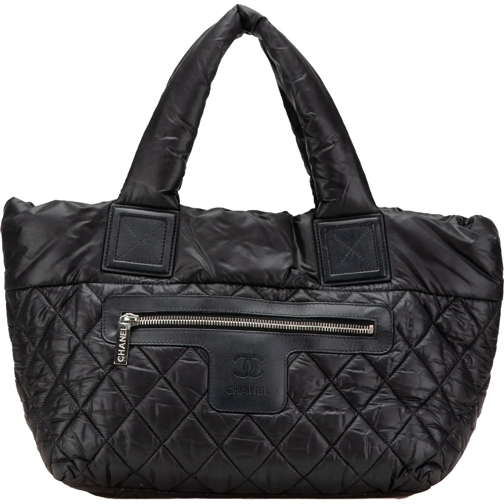 Chanel Tote 2013-2014 Small Quilted Nylon Coco Cocoon Tote schwarz