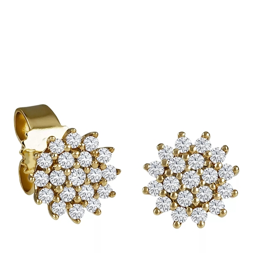 diamondline Stud Earrings 585 38 Diamonds total approx. 0,25 c Yellow Gold Stiftörhängen