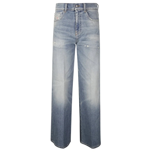 Diesel Jeans Flattering Cotton Blend Jeans Blue