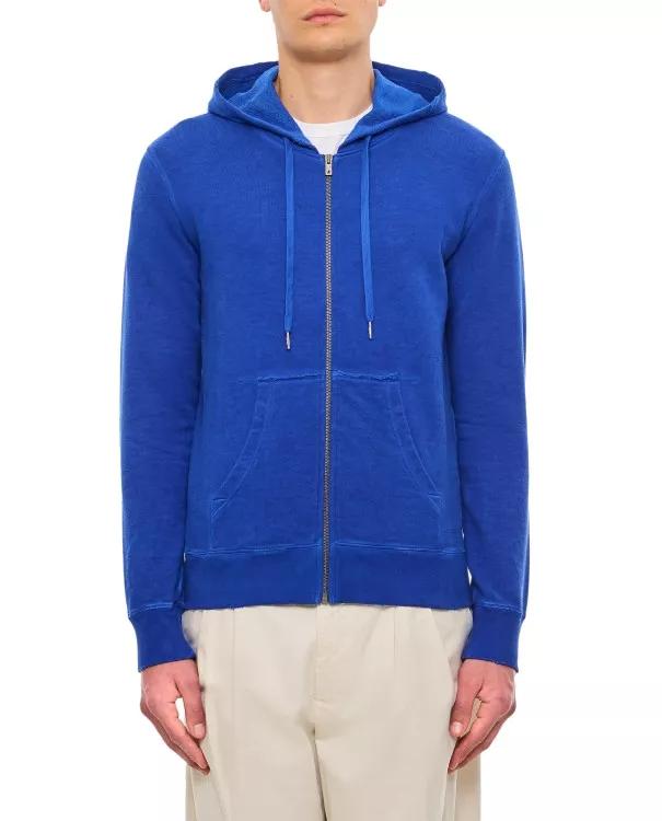 Golden Goose - Cotton Zipped Hoodie - Größe XL - blue