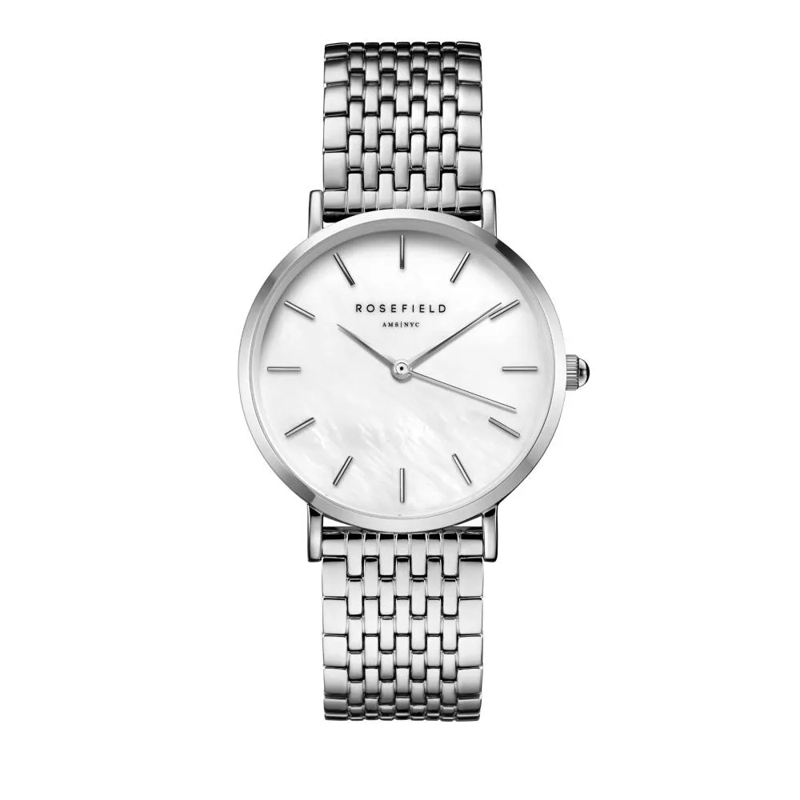 Rosefield Quarzuhr Damenuhr Upper East Side silber