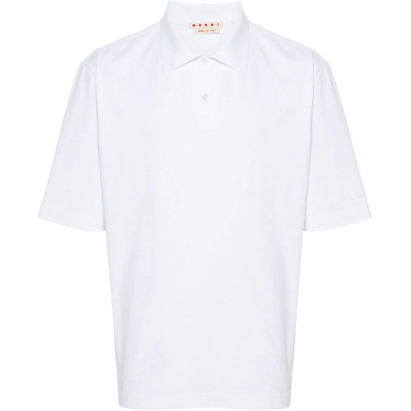 Marni Polohemd T-Shirts And Polos White weiß