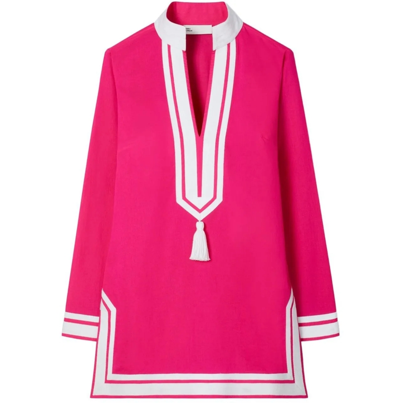 Tory Burch Midikleid Dresses Fuchsia rose