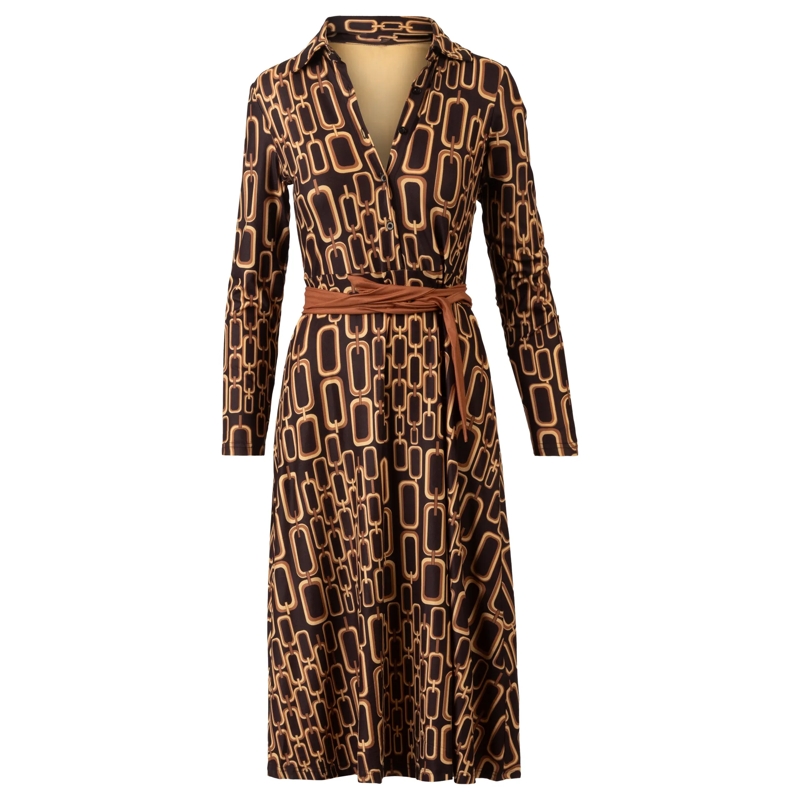 Kraimod Midikleid Midikleid braun