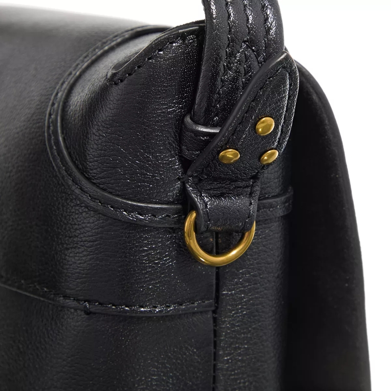 Jerome Dreyfuss Sac à bandoulière Pepito S Noir Brass Buffallo(Image 4)