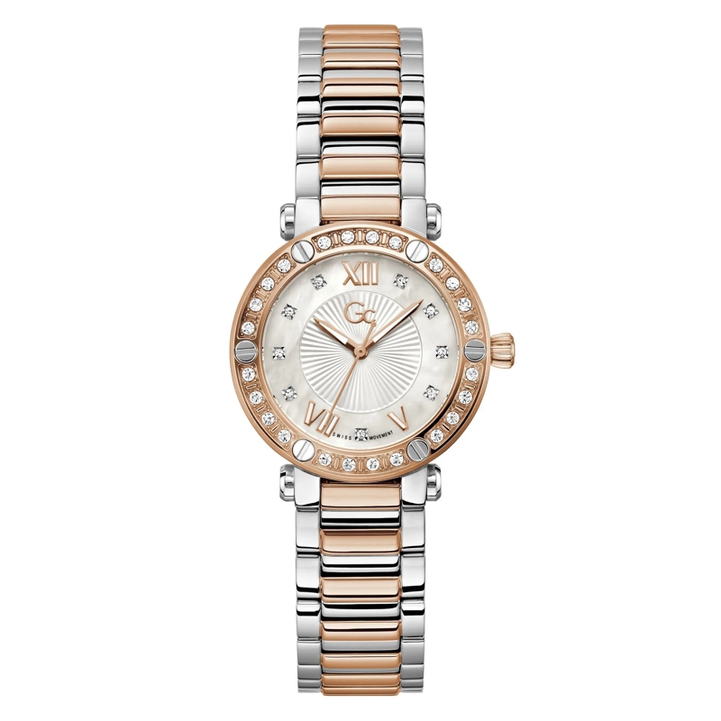 GC Quarzuhr Quarz-Analoguhr Gc Aura silber