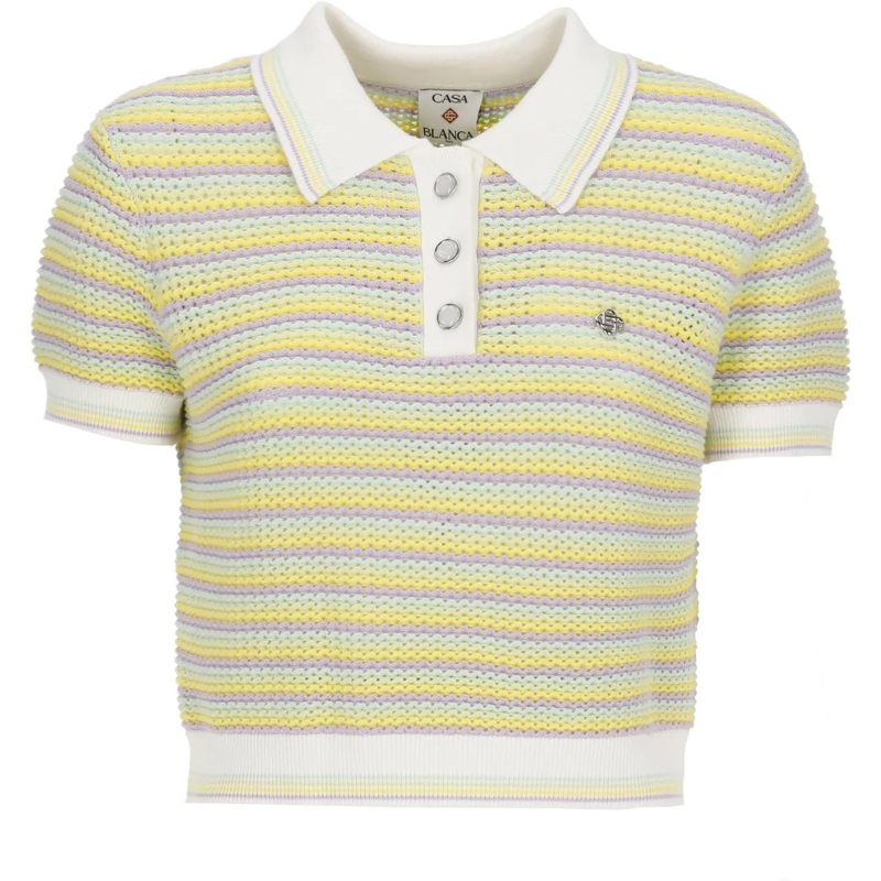Casablanca Poloshirt T-Shirts And Polos Multicolor mehrfarbig