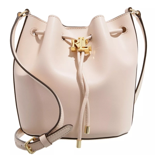 Lauren Ralph Lauren Andie Drawstring Medium Blush Bucket Bag