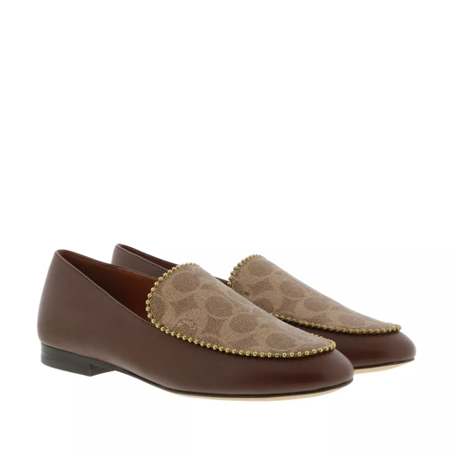 Coach Shoes Loafers Dark Saddle Tan Mocassin