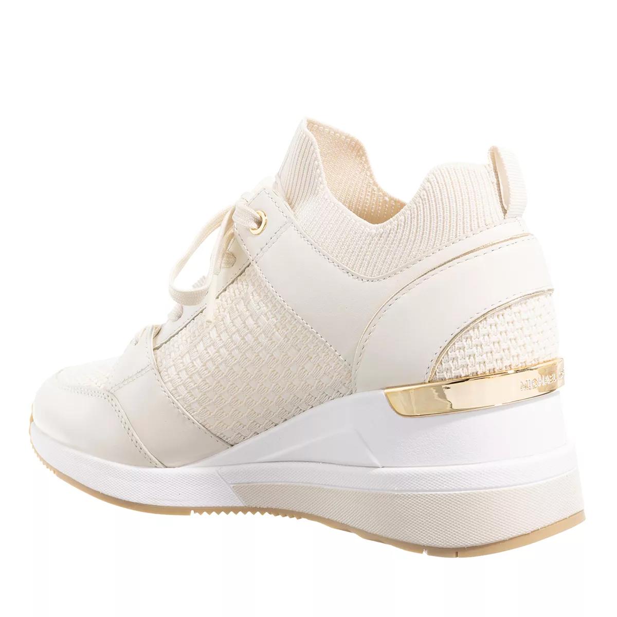 Michael kors georgie woven leather trainer on sale