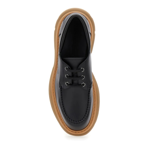Alexander McQueen Schnürschuhe Heren Shoe Leath.Su.Rubber Upper Lea schwarz (Image 8)