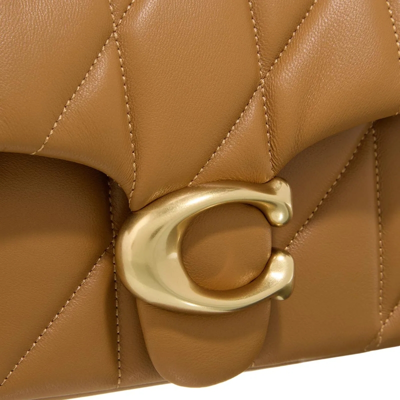 Coach Schoudertas Quilted Tabby Shoulder Bag 20 Honey Brown(Image 9)