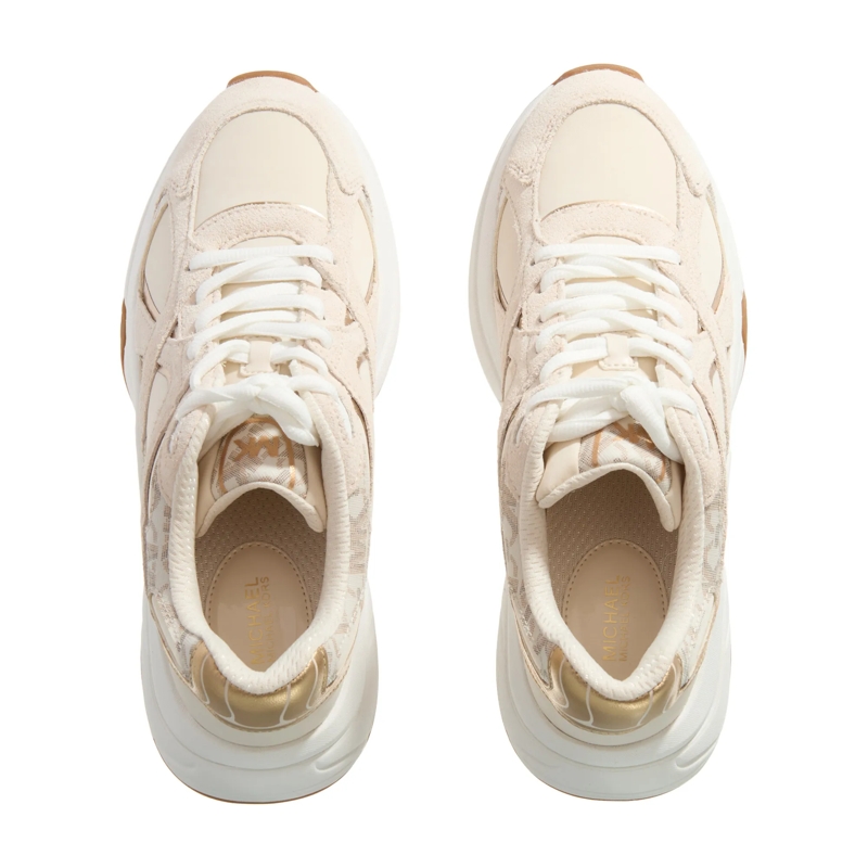 MICHAEL Michael Kors Low-Top-Sneaker Leo Trainer Vanilla Mlti(Image 7)