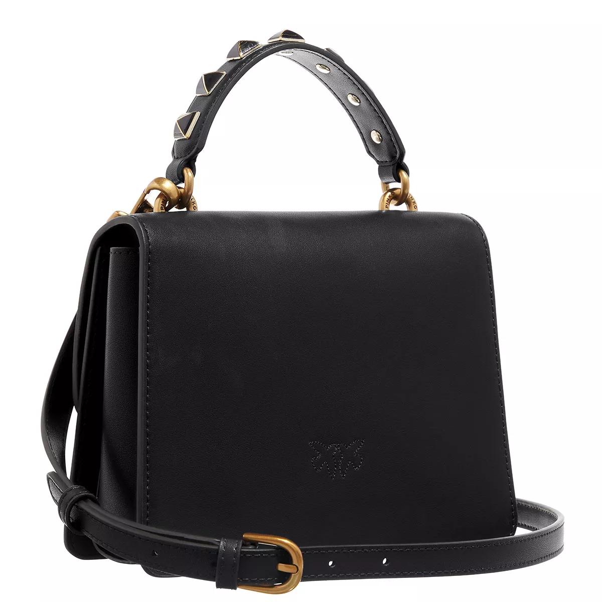 pinko Crossbody bags Love One Top Handle Mini Light in zwart