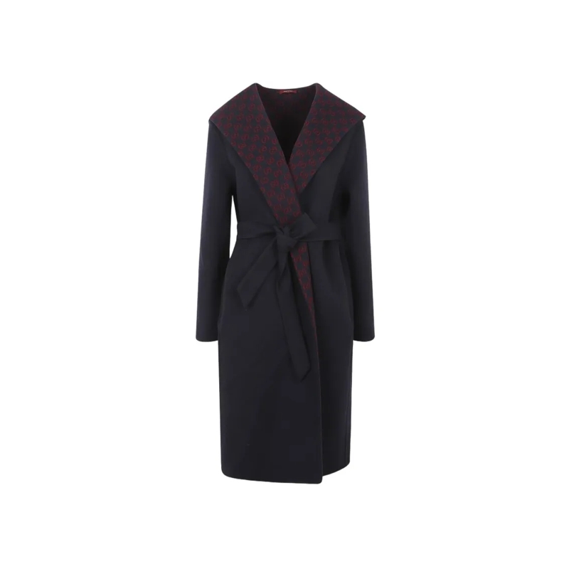 Gucci Übergangsmantel Reversible Coat Gg Double Wool Black
